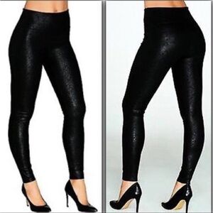 Assets by Spanx Faux Leather Leggings.
